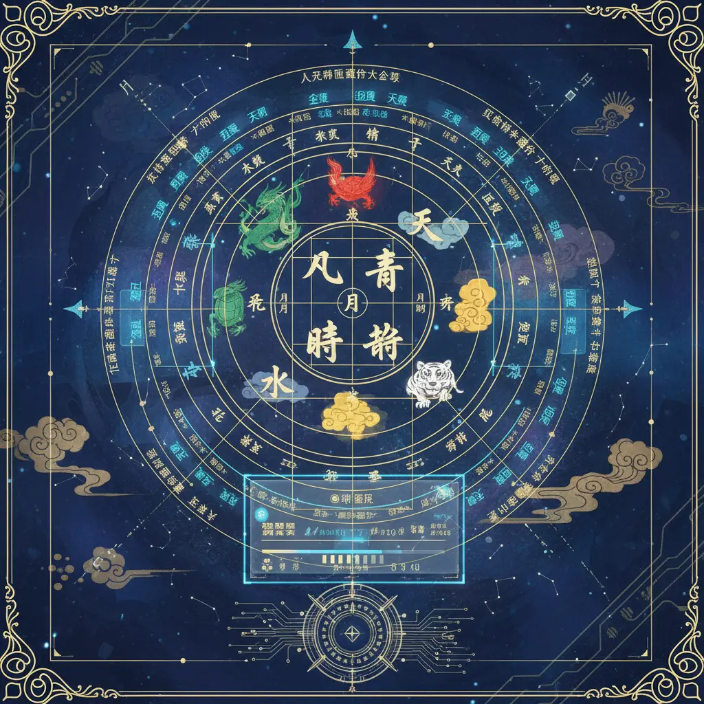排盤 - 八字命盤