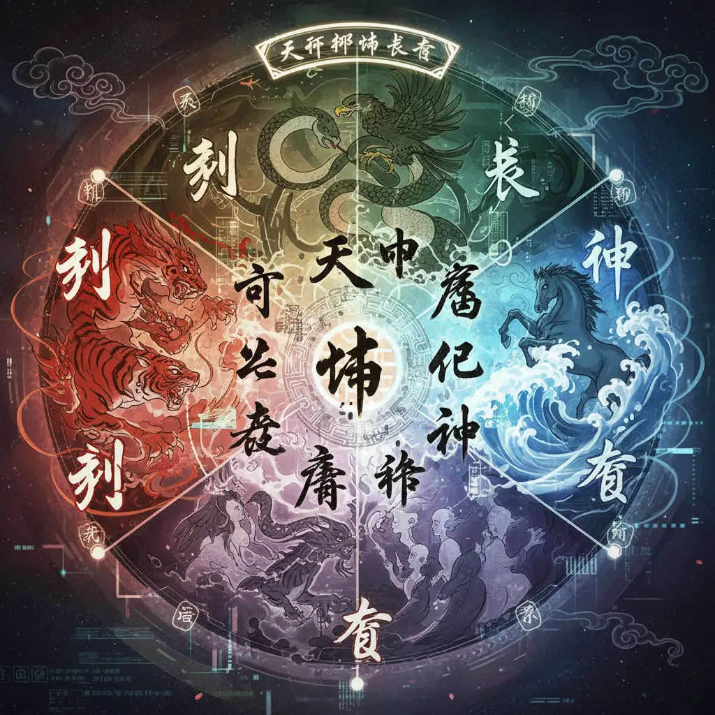 邢沖剋害 - 天干