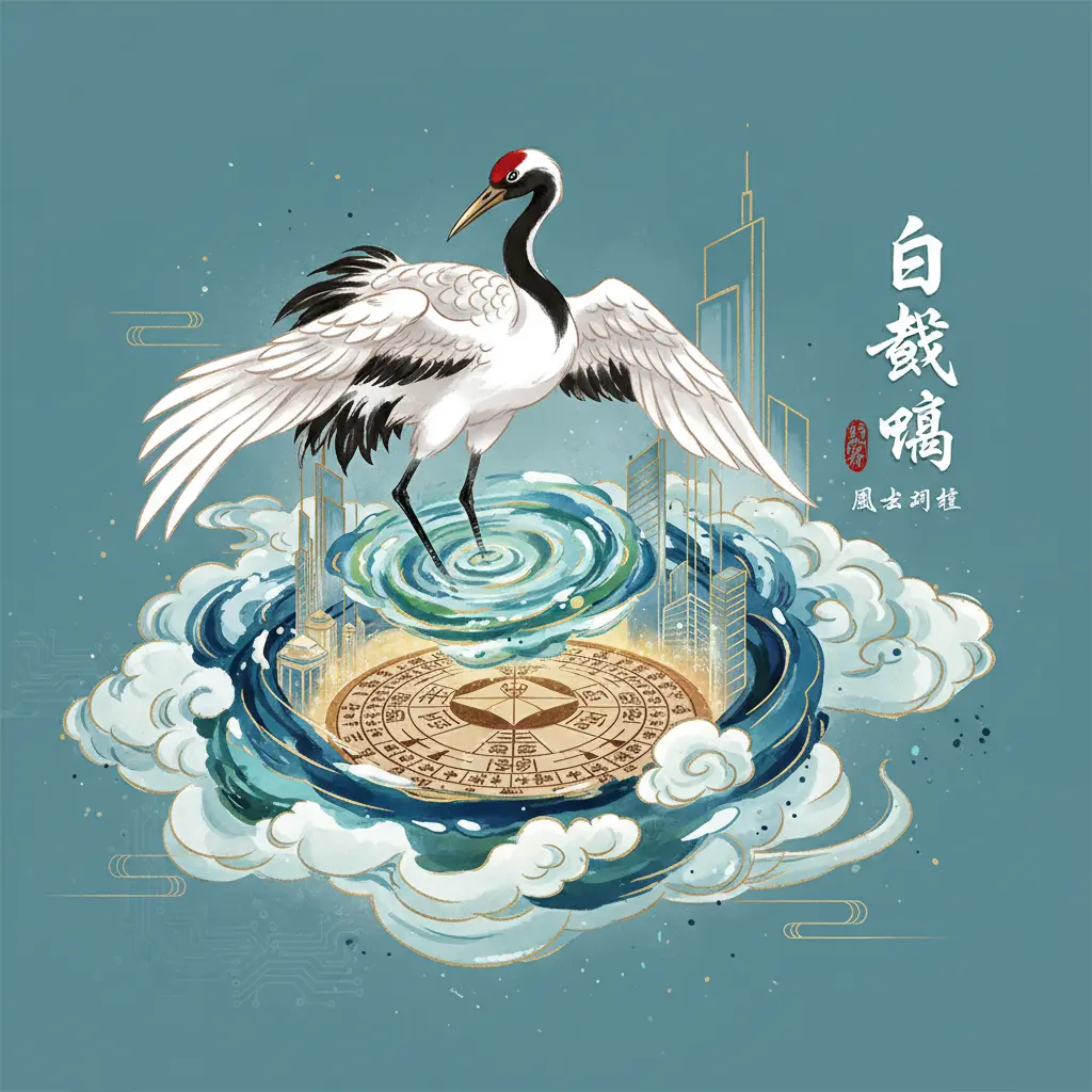 風水調整 - 白鶴鳴