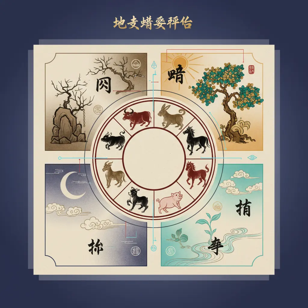 旺衰評估 - 地支